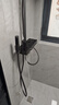 海爾（Haier）家用淋浴花灑全套裝 鋼琴按鍵增壓噴槍智能數顯大置物SL5427 曬單實(shí)拍圖