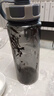 富光超大容量水杯耐高溫塑料水壺運動(dòng)水瓶男夏季戶(hù)外太空杯泡茶杯子 動(dòng)感灰【3倍加厚+濾網(wǎng)】 1000ml 曬單實(shí)拍圖
