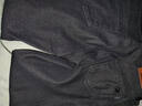 廣州新塘加絨加厚防寒高彈力男士牛仔褲男長(cháng)褲直筒修身保暖褲高端 TOP#386黑色  加絨 32 (建議130-140斤) 曬單實(shí)拍圖
