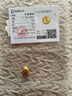 領(lǐng)豐金黃金豆豆AU9999足金實(shí)心真金豆子收藏新年節日禮物送女友送朋友 金豆5g/顆國檢證簽 曬單實(shí)拍圖