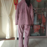 曲果（QUGUO）品牌睡衣女士秋冬季長(cháng)袖海島絨冬天薄款絨質(zhì)秋冬款開(kāi)衫家居服套裝 9937嫣紫色 XL 【建議120-140斤】 曬單實(shí)拍圖