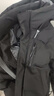 鴨鴨（YAYA）王一博同款羽絨服男士短款2025年冬季新款青少年休閑防寒保暖外套 黑色-YE5B006142D L 曬單實(shí)拍圖