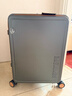 朗客德國前側開(kāi)蓋行李箱20寸登機箱新款可擴容寬拉桿子母旅行密碼箱24 復古灰【雙充電接口+杯架+掛鉤】 20英寸 登機箱 擴展后約等于22寸 曬單實(shí)拍圖