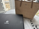 蔻馳（COACH）【品牌直供】女士CITY大號單肩托特包電腦包CV976禮物 曬單實(shí)拍圖