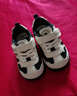 泰蘭尼斯學(xué)步鞋童鞋春季寶寶面包鞋軟底嬰兒鞋女童機能鞋白/黑22 曬單實(shí)拍圖
