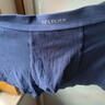 金利來(lái)男士?jì)妊澕兠弈?A級抗菌襠平角褲寬松透氣高端春夏純色內褲 經(jīng)典純棉款-黑色、星空藍、炭灰- 3條 2XL (180高/140-160斤） 曬單實(shí)拍圖