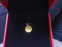 周大福生肖馬頭福牌黃金吊墜(工費160)約2.75g EOF1736新年禮物 曬單實(shí)拍圖