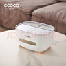 ecoco保鮮膜收納盒壁掛抽取式一次性保鮮膜罩收納盒免打孔廚房收納盒 北歐灰【保鮮膜收納盒】 曬單實(shí)拍圖