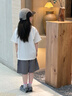 嘟嘟家【山系戶(hù)外】?jì)和籽b夏季女童T恤短褲兩件套夏裝男童短袖褲子潮 大白 130 曬單實(shí)拍圖