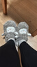 名創(chuàng  )優(yōu)品（MINISO）小綿羊咩咩棉拖鞋女冬季包跟家居室內厚底月子毛毛拖鞋深灰40-41 曬單實(shí)拍圖