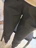 一兜（YI DOU）孕婦褲子保暖羊羔絨春秋外穿加絨加厚休閑寬松運動(dòng)打底束腳秋冬裝 深灰大字母【鉆石絨】 XL 曬單實(shí)拍圖