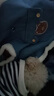 嬉皮狗（hipidog）狗狗衣服仿兔絨毛邊加絨保暖可牽引馬甲中小型犬比熊寵物貓咪服飾 牛仔藍色 XXL（建議體重15-20斤） 曬單實(shí)拍圖