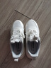 回力（Warrior）官方運動(dòng)鞋女鞋春季跑步鞋女士舒適輕便百搭軟底休閑鞋子女白灰36 曬單實(shí)拍圖