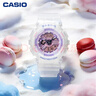 卡西歐（CASIO）BABY-G BA-110系列日常休閑時尚運動手表女士手表【七夕禮物】 BA-110PS-7APR【半透明表帶】 曬單實拍圖