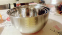 304不銹鋼盆打蛋盆加厚沙拉盆和面打發(fā)奶油加深防濺防滑烘焙工具 【304】硅膠防滑底 24/22/20 三件套【超值裝】 曬單實(shí)拍圖