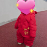 巴拉巴拉嬰兒連體衣羽絨服寶寶男童女童2025新款冬裝外出哈衣爬服造型拜年 曬單實(shí)拍圖