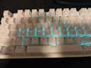 狼蛛機械鍵盤(pán)F 87鍵全鍵熱插拔側刻漸變鍵盤(pán)小型便攜式鍵線(xiàn)分離 青紅茶軸 游戲電競辦公電腦筆記本外接 銀白【87鍵】-茶軸 曬單實(shí)拍圖