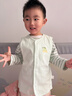 丸圖 ONETU兒童背心新生兒馬甲春款嬰兒衣服兩面穿保暖護肚上衣小綠龍100 曬單實(shí)拍圖