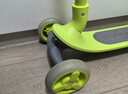 酷騎兒童滑板車(chē)Q1溜溜車(chē)折疊款重力轉向發(fā)光輪3-10歲生日禮物酷騎綠 曬單實(shí)拍圖
