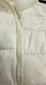 雪中飛羽絨服女2025冬季短款寬松背心輕薄馬甲淺米色M 曬單實(shí)拍圖