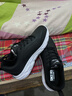雙星運動(dòng)鞋2025春季新款男鞋皮面防水學(xué)生跑步鞋男舒適全黑旅游鞋 黑白 39 曬單實(shí)拍圖