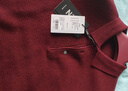 安東尼奧【100%綿羊毛】過(guò)年紅系列男士翻領(lǐng)Polo衫羊毛衫打底毛衣春秋季 曬單實(shí)拍圖