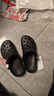 京東京造【專(zhuān)業(yè)防滑】eva洞洞鞋浴室防臭戶(hù)外外穿踩屎感拖鞋男黑色42-43 曬單實(shí)拍圖