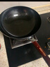 艾美仕鐵鍋 鐵鍋無(wú)涂層精鐵炒菜鐵鍋家用燃氣灶電磁爐通用鍋 無(wú)蓋32cm 曬單實(shí)拍圖