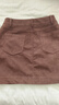 香影美拉德半身短裙女2025秋冬新款顯瘦a字高腰復古氣質(zhì)咖色裙子 咖啡 S 曬單實(shí)拍圖