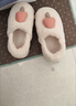 9i9月子鞋冬加厚加絨軟底孕產(chǎn)婦拖鞋厚底包跟防滑家居鞋40/41A135 曬單實(shí)拍圖