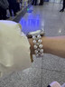 戴界小香風(fēng)表帶適用iwatchS11雙排珍珠表鏈applewatch女款精致s10蘋(píng)果手表表帶se3春夏季高級感腕帶s9 小香風(fēng)珍珠鑲鉆表帶【星光色】 適用:蘋(píng)果S11【46mm】大號 曬單實(shí)拍圖
