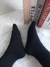 caramella男士襪子男秋冬100%純棉10A抗菌防臭耐磨新疆棉休閑品牌男襪中筒 曬單實(shí)拍圖