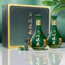 明光 明綠液(普綠) 明綠香型白酒 42度 酒具禮盒 450ml*2 禮盒裝 曬單實(shí)拍圖