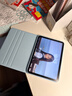品勝適用iPad11/10保護殼2025/22款 iPad10代11代保護套360°橫豎旋轉蘋(píng)果平板書(shū)本保護套輕薄全包藍色 曬單實(shí)拍圖
