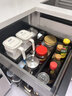 悍高（HIGOLD）廚房調味品拉籃太空鋁多功能櫥柜抽屜式收納儲物雙層調味籃 400柜2層-希勒4.0調味籃 曬單實(shí)拍圖