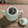 連山閣 汝窯過(guò)濾茶壺單壺帶內網(wǎng)膽大號容量功夫茶具開(kāi)片陶瓷紅茶泡茶器 天青色汝窯過(guò)濾茶壺410ml 曬單實(shí)拍圖