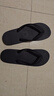 WGHJ泰國涼鞋天然橡膠男士人字拖鞋防滑防水耐磨沙灘鞋經(jīng)典越南涼拖鞋 黑色 42-43 【M】適配42/43碼 曬單實(shí)拍圖