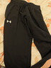 安德瑪（Under Armour）Rival男子運動(dòng)休閑保暖抓絨束腳長(cháng)褲1379774 黑色001 M 曬單實(shí)拍圖