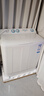 海爾（Haier）半自動(dòng)雙桶雙缸洗衣機 12KG大容量  強力去污洗大件 一級能效家電國家補貼以舊換新 XPB120-81D2 曬單實(shí)拍圖