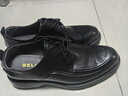 百麗（Belle）通勤上班皮鞋男新商場(chǎng)款牛皮革休閑商務(wù)鞋8TS01CM5 黑色-單里 42 (260mm) 曬單實(shí)拍圖