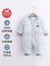 婧麒（JOYNCLEON）嬰兒連體衣保暖夾棉嬰幼兒寶寶衣服秋冬爬服哈衣套裝 Jlt200702 曬單實(shí)拍圖