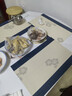 艾薇餐墊隔熱墊西餐墊茶席防水茶幾桌旗餐桌墊餐盤(pán)墊30*45*4米底梅花 曬單實(shí)拍圖