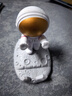 可愛(ài)踢腿太空人外星人宇航員懶人手機桌面支架辦公擺件裝飾品樹(shù)脂家居擺件手機托架創(chuàng  )意家居 暴富金-推手 曬單實(shí)拍圖