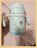 貝肽斯保溫杯兒童幼兒園水杯6個(gè)月以上吸管學(xué)飲保溫奶瓶 雍措映藍300ML 曬單實(shí)拍圖