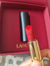 蘭蔻196口紅啞光霧面唇膏經(jīng)典朱砂橘顯白化妝禮盒三八節女神生日禮物 曬單實(shí)拍圖