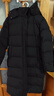 京東京造羽絨服女90鴨絨泡芙春秋新年戰袍新款女士外套 中長(cháng)款黑色 M 曬單實(shí)拍圖