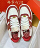 卡帕（Kappa）女鞋騏驥紅新年禮盒厚底板鞋女2026年新款休閑鞋女本命年紅鞋子女 新年紅/經(jīng)典白/金色 41 曬單實(shí)拍圖