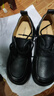 天美意小皮鞋牛津鞋復古英倫鞋女單鞋新款 黑色 38 曬單實(shí)拍圖