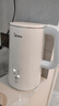 美的（Midea） 電熱水壺 熱水壺 家用大容量不銹鋼燒水壺雙層防燙 一體無(wú)縫內膽電水壺開(kāi)水壺 1.5L 【304不銹鋼恒溫保溫一體】-最新款 曬單實(shí)拍圖