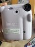 富士（FUJIFILM）instax  mini12 一次成像 立拍立得相機 mini12 鳶尾紫 套餐二（官方標配+白邊相紙20張） 曬單實(shí)拍圖